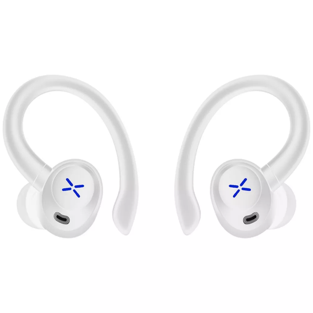 Беспроводные наушники Proove X-Go TWS APP White Bluetooth 5.4 кейс 400 мАч (TWXG0001AP02) - Фото 2 Беспроводные наушники Proove X-Go TWS APP White Bluetooth 5.4 кейс 400 мАч (TWXG0001AP02) - изображение 2