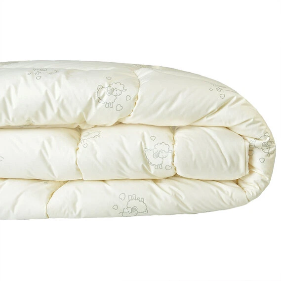 Ковдра Wool Classic вовняна IDEIA зимова 175х210 см, вовна, тепла ковдра, натуральна, овеча вовна - Фото 6 Ковдра Wool Classic вовняна IDEIA зимова 175х210 см, вовна, тепла ковдра, натуральна, овеча вовна - зображення 6