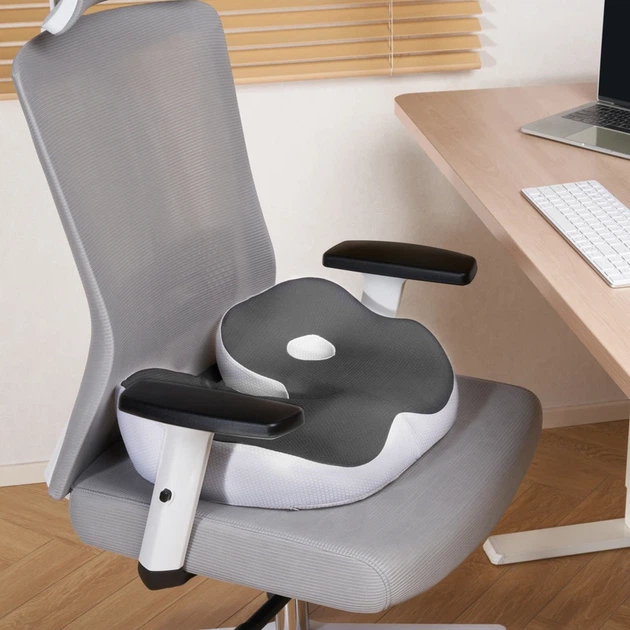 Ергономічна подушка для сидіння OfficePro SP770DG Dark Gray - Фото 14 Ергономічна подушка для сидіння OfficePro SP770DG Dark Gray - зображення 14