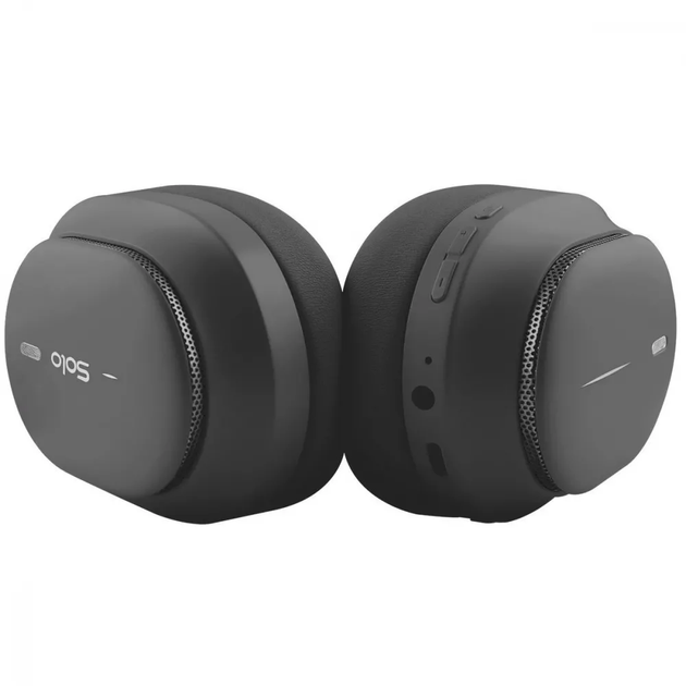 Бездротові навушники Proove Solo Black Bluetooth 6.0 ANC 800 мАг з додатком APP (HPSL0001AP01) - зображення 4