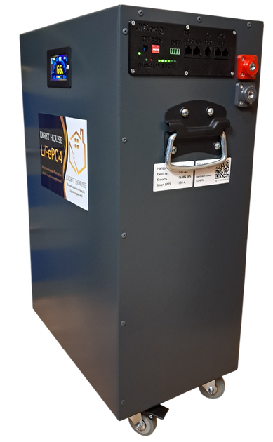 Акумуляторна батарея Light House LiFePO4 51.2V 320Ah 16.4 kWh - Фото 3 Акумуляторна батарея Light House LiFePO4 51.2V 320Ah 16.4 kWh - зображення 3