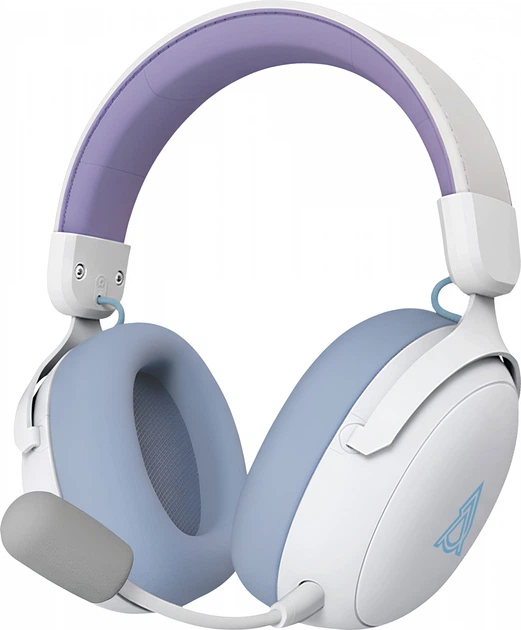 Навушники Ajazz AHM08 MAX 3-Mode White (AHM08-MAX-PWB) - зображення 2