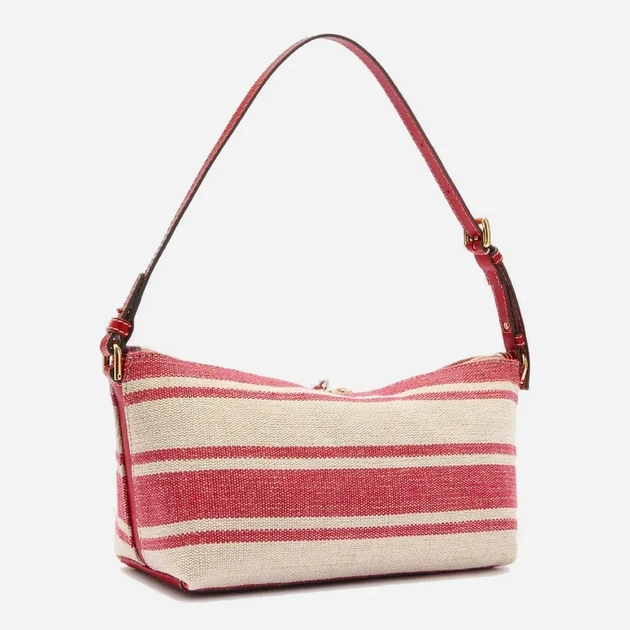 Сумка багет сідло жіноча тканинна середня Furla WE00865BX43534028S1007 Червона (800070358023) - зображення 2