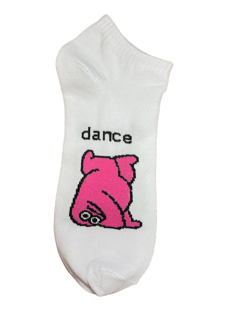 Набір коротких бавовняних шкарпеток з принтом Krazy Sox Funny Cotton Short 5 пар білі з написами та персонажами розмір 38–42 - зображення 4