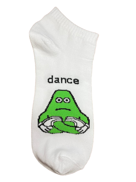 Набір коротких бавовняних шкарпеток з принтом Krazy Sox Funny Cotton Short 5 пар білі з написами та персонажами розмір 38–42 - зображення 6