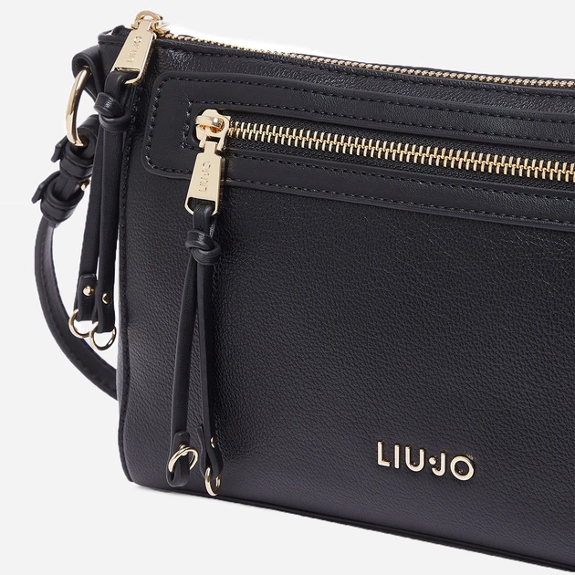 Torebka crossbody damska mała Liu Jo AA6041E1120-22222 Czarna (800070353964) - obraz 3