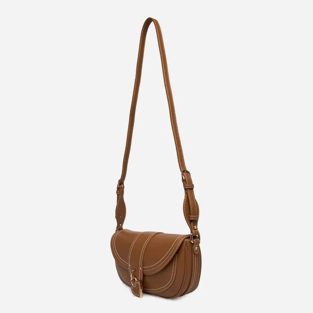 Torebka crossbody damska mała Liu Jo AA6062E1109-80933 Ciemnobeżowa (800070353976) - obraz 4
