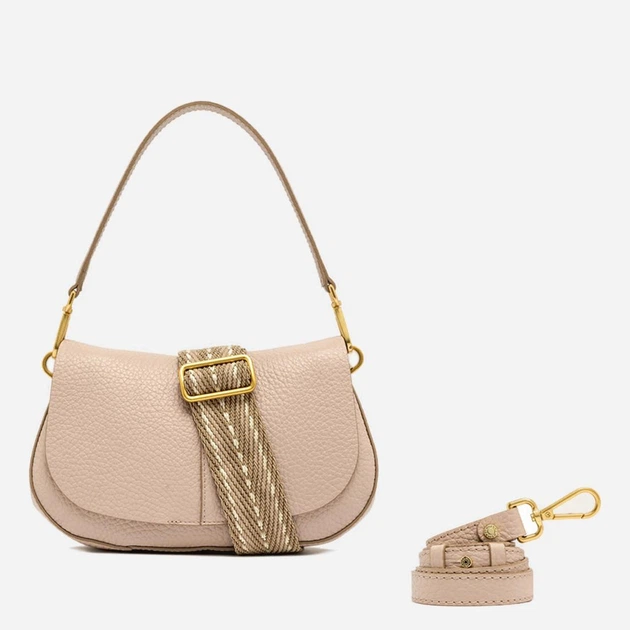 Torebka crossbody damska skórzana Gianni Chiarini BS-11088-TKL-NAMCP-14363 Beżowa (800070354391) - obraz 4