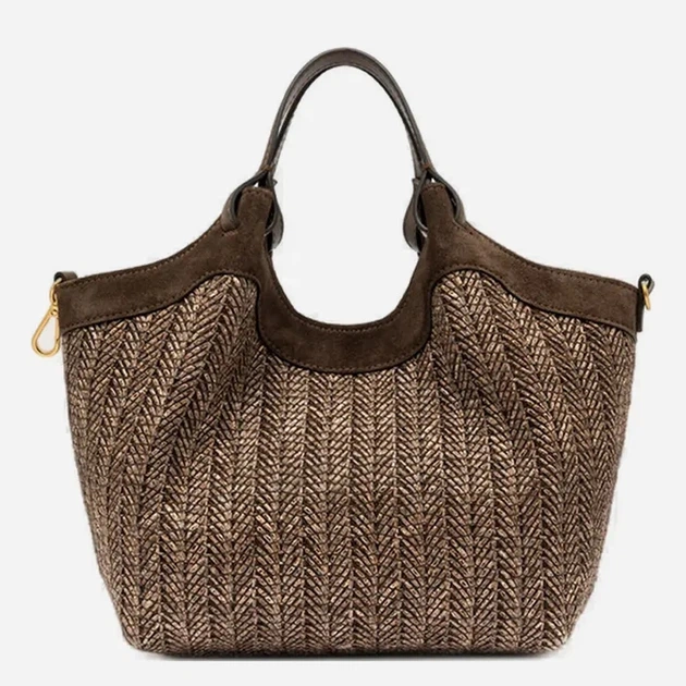 Сумка крос-боді через плече жіноча середня Gianni Chiarini BS-12339/COMM-PGLSPG-13840 Коричнева (800070352654) - зображення 2