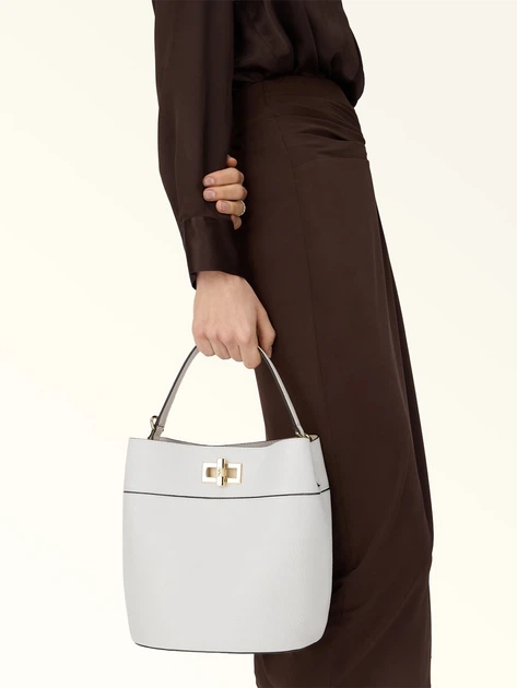 Torebka crossbody damska skórzana Furla WB01953HSF00001B001007 Biała (800070358016) - obraz 3