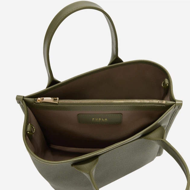 Torebka crossbody damska materiałowa Furla WB02038BX20934555S1007 Zielona (800070358013) - obraz 4