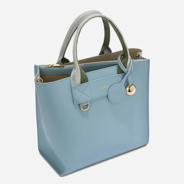Torebka crossbody damska skórzana Furla WB02038BX44674500S1007 Niebieska (800070358017) - obraz 3