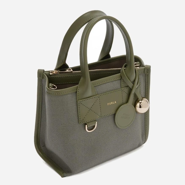 Torebka crossbody damska materiałowa Furla WB02068BX20934555S1007 Zielona (800070358015) - obraz 3
