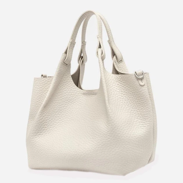 Zestaw (torebka + kosmetyczka) damski skórzany Gianni Chiarini BS-9719-RNGDBL-T.U.-211 Piaskowy (800070354423) - obraz 4