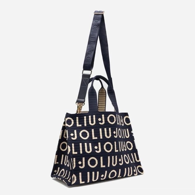 Torebka shopper damska materiałowa Liu Jo 2A6026M0300-94111 Niebieska (800070353915) - obraz 3