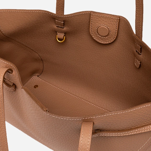 Сумка шопер жіноча з натуральної шкіри Gianni Chiarini BS-11285-RNGDBL-T.U.-5313 Бежева (800070354395) - Фото 5 Сумка шопер жіноча з натуральної шкіри Gianni Chiarini BS-11285-RNGDBL-T.U.-5313 Бежева (800070354395) - зображення 5