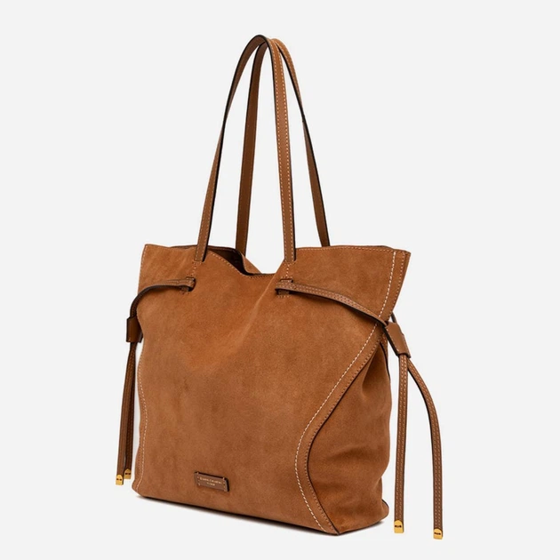 Torebka shopper damska zamszowa Gianni Chiarini BS-11286-CM-PL-1478 Brązowa (800070354442) - obraz 3