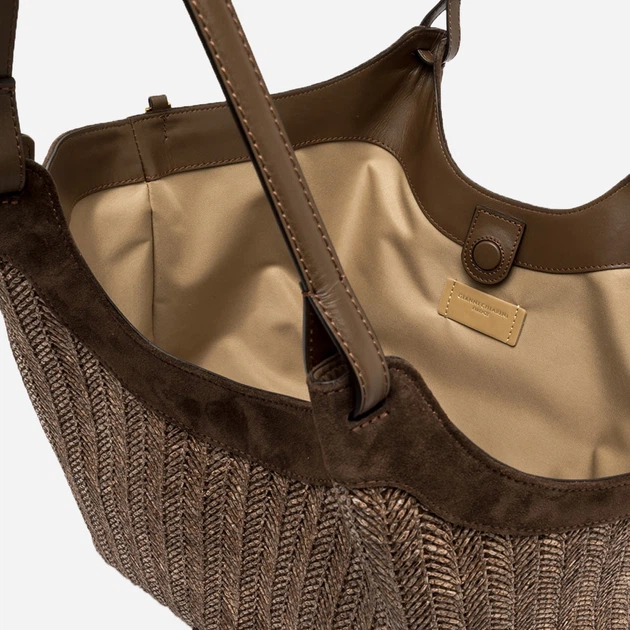 Torebka shopper damska duża Gianni Chiarini BS-12340/COMM-PGLSPG-13840 Brązowa (800070354413) - obraz 6