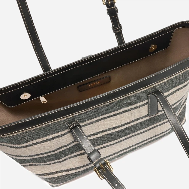 Torebka shopper damska materiałowa Furla WB02007BX43534296S1007 Szara (800070358035) - obraz 4