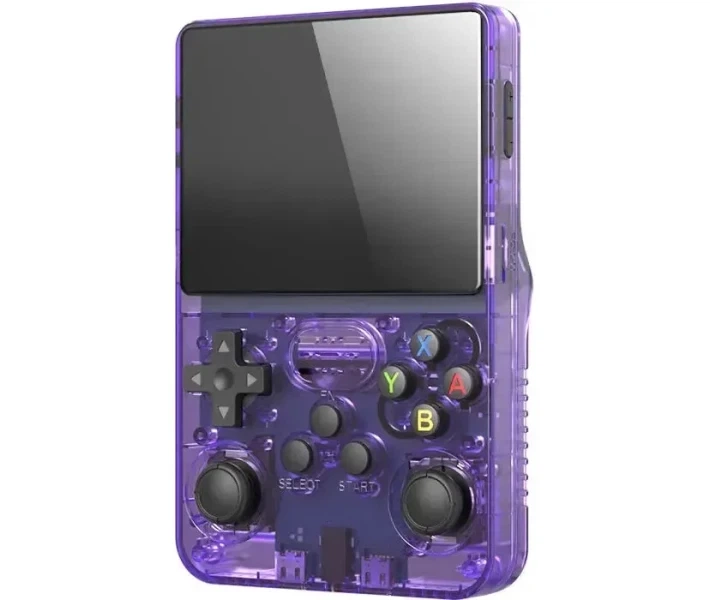 Портативна ігрова консоль R36S Retro Handheld Game Console 64Gb, Фіолетова - изображение 2