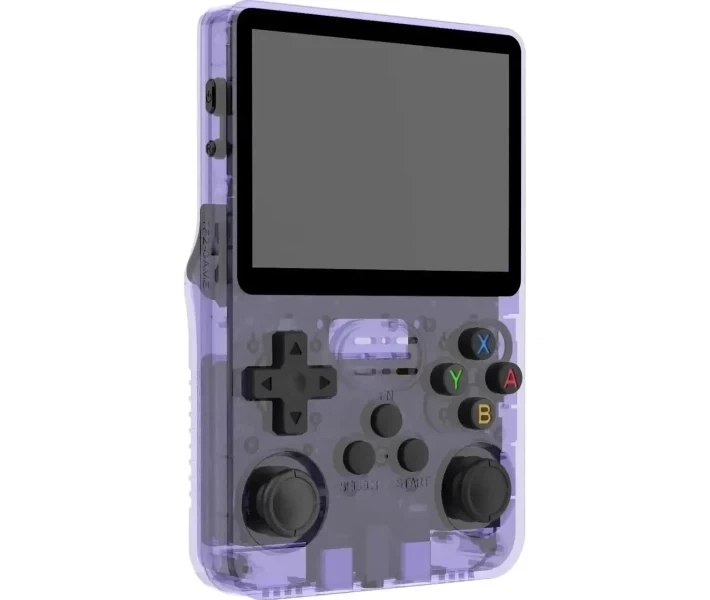 Портативна ігрова консоль R36S Retro Handheld Game Console 64Gb, Фіолетова - изображение 4