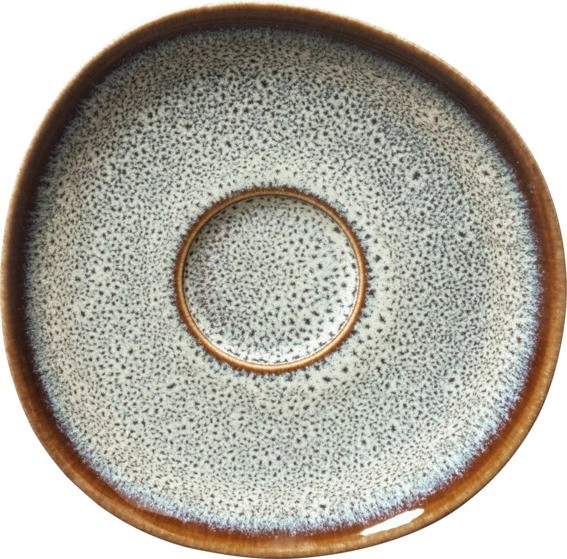 Блюдце Villeroy & Boch Lave коричнево-сіре 15.5 см (4003686403543) - зображення 2