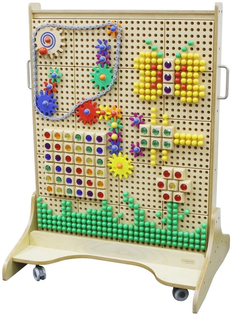 Tablica manipulacyjna Masterkidz Stem drewniana ME09531 (6955920009531) - obraz 2