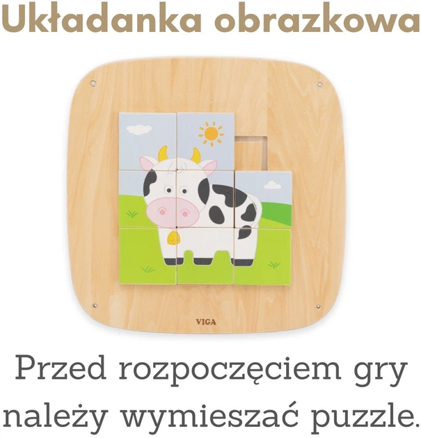 Tablica manipulacyjna Viga Ukladanka obrazkowa sensoryczna 44814 (6971608448140) - Zdjęcie 2 Tablica manipulacyjna Viga Ukladanka obrazkowa sensoryczna 44814 (6971608448140) - obraz 2
