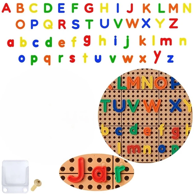Zestaw liter Masterkidz Alfabet do paneli sciennych Stem 122 elementy ME30412 (6955920030412) - obraz 4