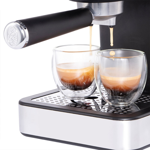 Ріжкова кофеварка еспресо Russell Hobbs Distinctions Чорний 26450-56 - Фото 7 Ріжкова кофеварка еспресо Russell Hobbs Distinctions Чорний 26450-56 - зображення 7