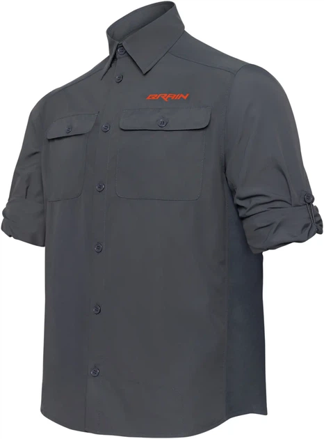 Рубашкa Brain Hookline L Dark grey - изображение 4