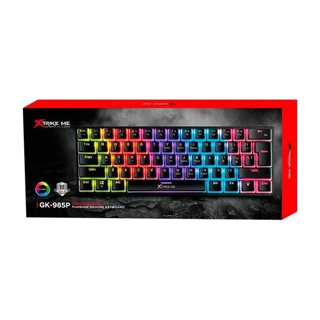Механічна клавіатура XTRIKE ME GK-985 дротова з RGB підсвіткою - зображення 6