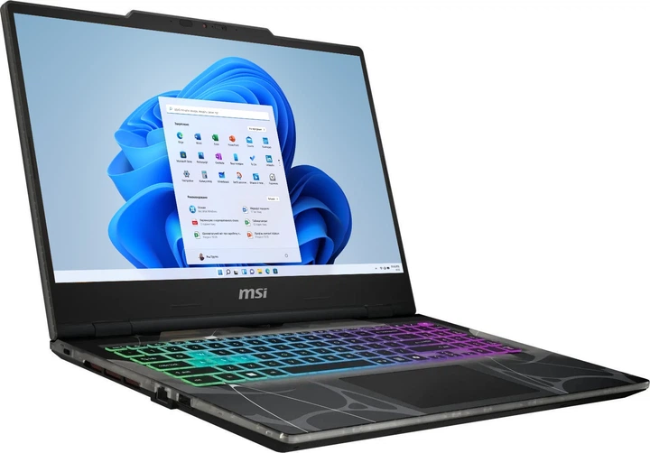 Laptop MSI Cyborg 15 B13WGKG-813NL (Cyborg 15 B13WGKG-813NL) Translucent Black - obraz 2