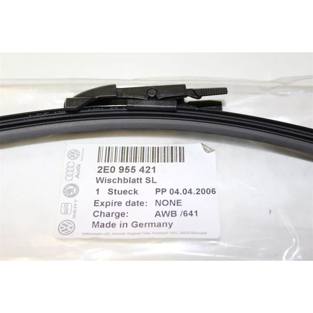 Щетка стеклоочистителя бескаркасная VW/Audi 425мм/17" ( 2e0955421 ) - изображение 2