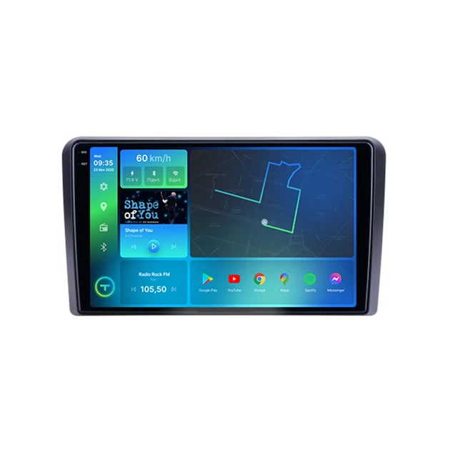 Штатна магнітола Torssen 2K universal F96128 4G Carplay DSP - Фото 1 Штатна магнітола Torssen 2K universal F96128 4G Carplay DSP - зображення 1