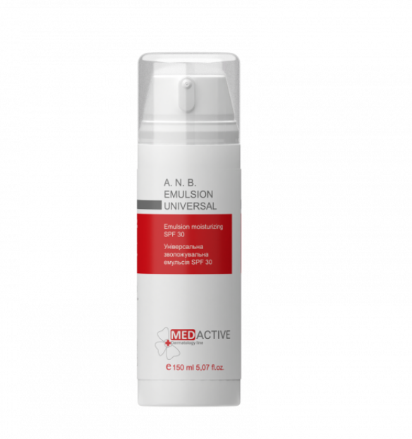 Емульсія зволожувальна Medactive A.N.B. Emulsion Universal SPF 30 — для обличчя, 150 мл - Фото 1 Емульсія зволожувальна Medactive A.N.B. Emulsion Universal SPF 30 — для обличчя, 150 мл - изображение 1