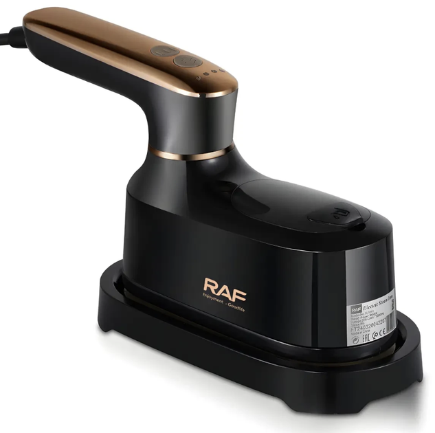 Ручний паровий праска з керамічною підошвою і поворотною ручкою 180° RAF R.1011 1800W - изображение 9