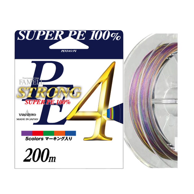 Шнур Yamatoyo PE 4 Strong 200м #0.6 10lb Multicolor - Фото 1 Шнур Yamatoyo PE 4 Strong 200м #0.6 10lb Multicolor - зображення 1