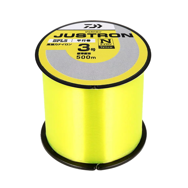 Волосінь Daiwa Justron 500м Yellow #4 0.330мм - Фото 1 Волосінь Daiwa Justron 500м Yellow #4 0.330мм - зображення 1