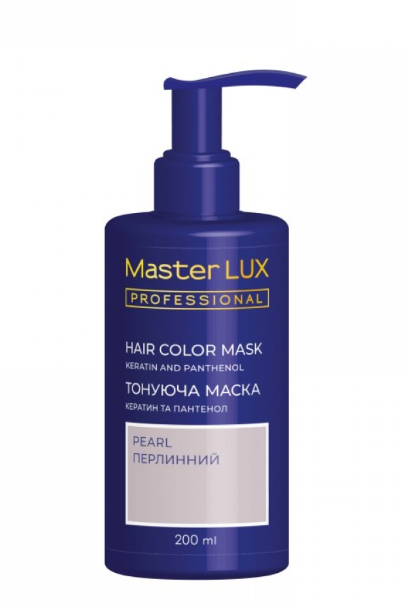Маска тонирующая для волос Master LUX professional Hair Color Mask Pearl 200 мл - Фото 1 Маска тонирующая для волос Master LUX professional Hair Color Mask Pearl 200 мл - изображение 1