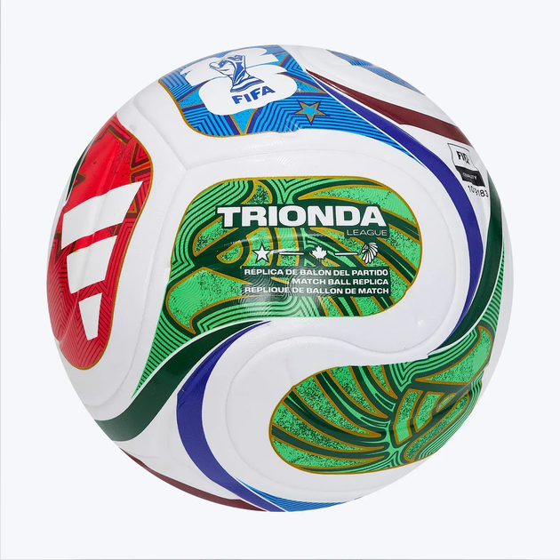 Футбольний м'яч ADIDAS WORLD CUP LEAGUE Ball 2026 розмір 5, біло-червоний - изображение 2