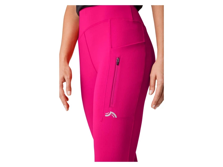 Спортивные леггинсы капри-бриджи для женщины Crivit LYCRA® 473234 L Розовый - изображение 3