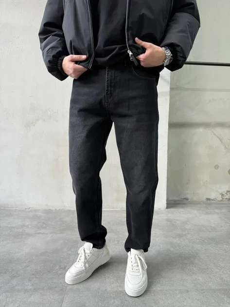 Джинсы мужские Черный XXXL - Фото 1 Джинсы мужские Черный XXXL - изображение 1