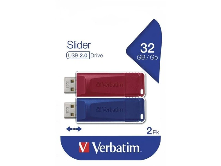 USB флеш накопичувач Verbatim 32 GB Store 'n' Go Slider (49327) - Фото 7 USB флеш накопичувач Verbatim 32 GB Store 'n' Go Slider (49327) - изображение 7