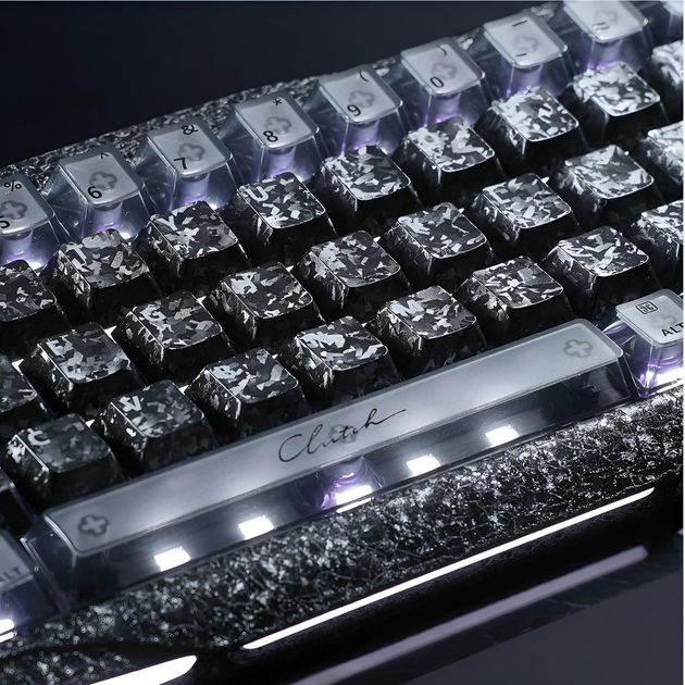 Ігрова клавіатура магнітна дротова GravaStar Mercury V60 Pro Special Edition - Cyber Frost Black - Фото 5 Ігрова клавіатура магнітна дротова GravaStar Mercury V60 Pro Special Edition - Cyber Frost Black - зображення 5