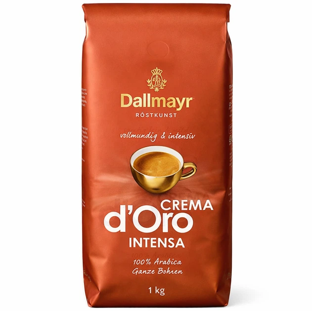 Кофе в Зёрнах Dallmayr Crema d'Oro intensa 100% Арабика 1 кг - изображение 2