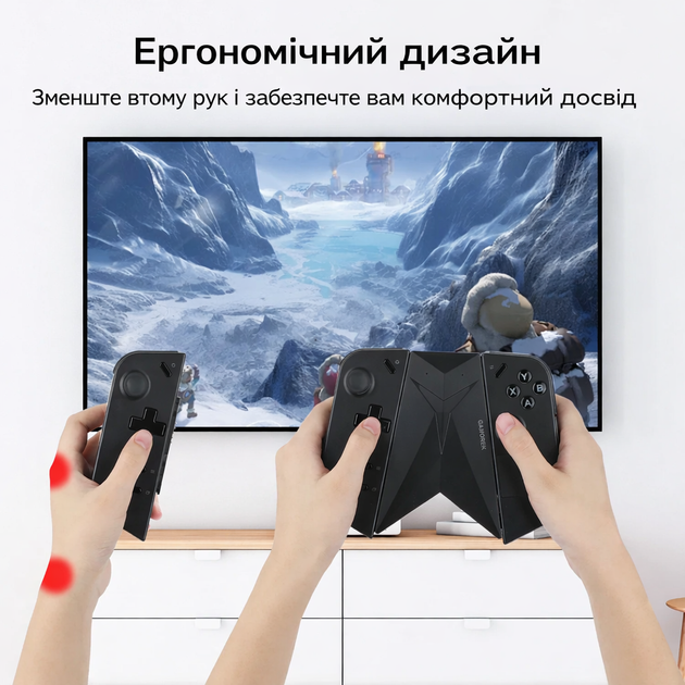 Тримач для контролерів RGEEK Legion Go / Legion Go 2, кліп-конектор рукояток ергономічний з'єднувач - зображення 2