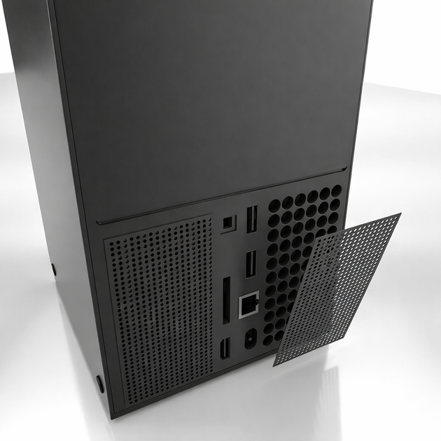 Набор пылезащиты для Xbox Series X — 10 заглушек портов + 2 сетки вентиляции, силикон, защита консоли - изображение 6