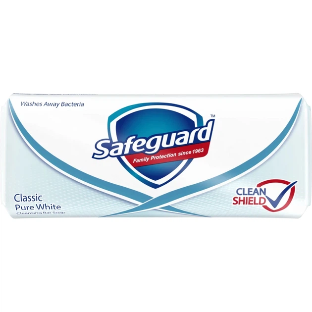 Твердое мыло Safeguard Классическое Ослепительно Белое 90 г (5000174349672/8006540559406) - Фото 1 Твердое мыло Safeguard Классическое Ослепительно Белое 90 г (5000174349672/8006540559406) - изображение 1