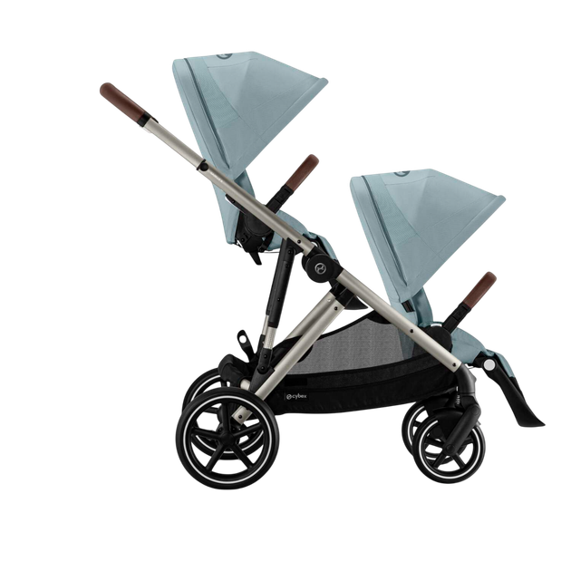 Dodatkowe siedzisko spacerowe do wózka Cybex Gazelle S Stormy Blue Gold (4063846478194) - obraz 3